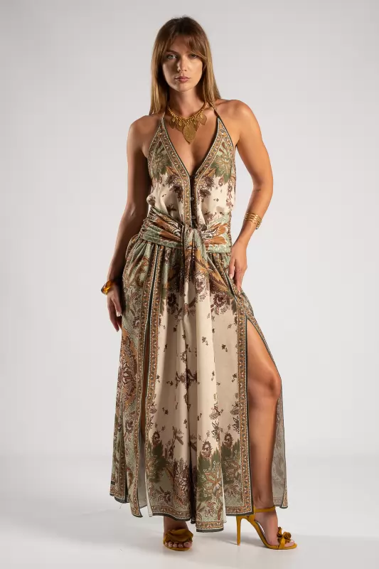 Φόρεμα Halter Boho Breeze