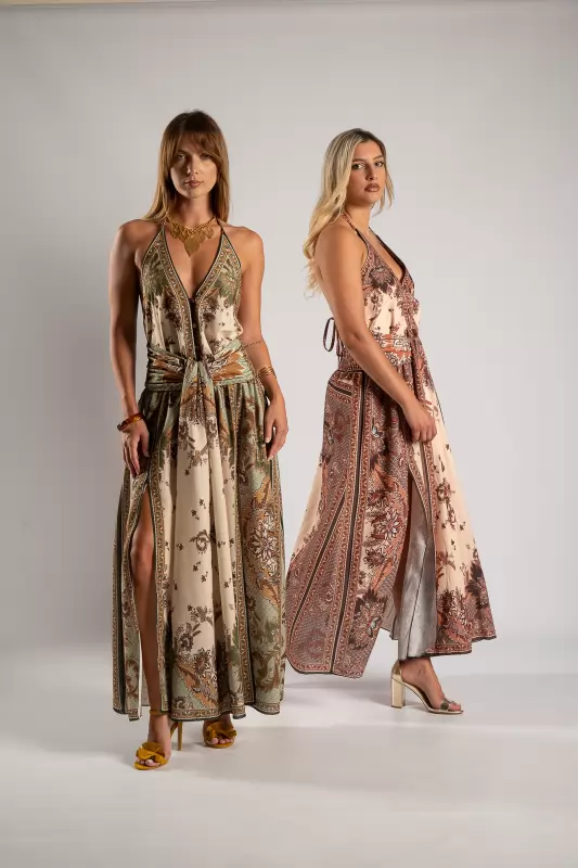 Φόρεμα Halter Boho Breeze