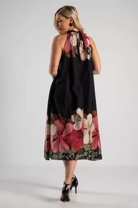 Φόρεμα Halter Floral