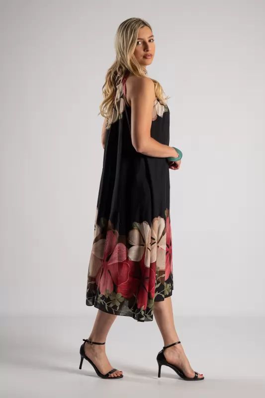 Φόρεμα Halter Floral