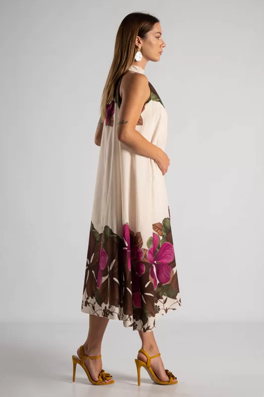 Φόρεμα Halter Floral