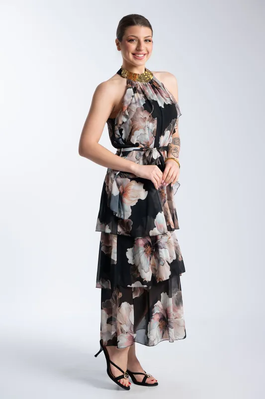 Φορεμα Halter Layers Floral