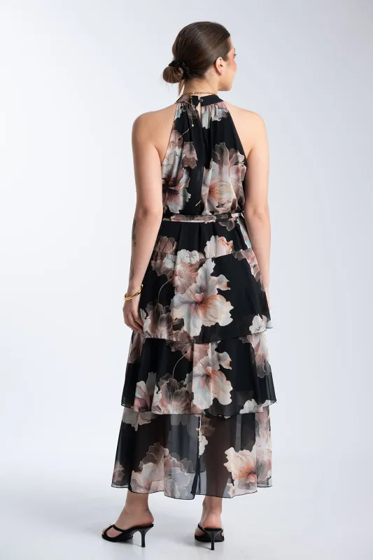 Φορεμα Halter Layers Floral