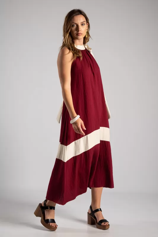 Φόρεμα Halter Midi