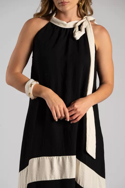 Φόρεμα Halter Midi