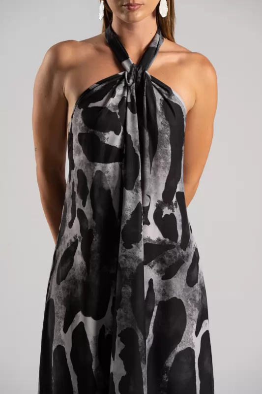 Φόρεμα Halter Tie Dye