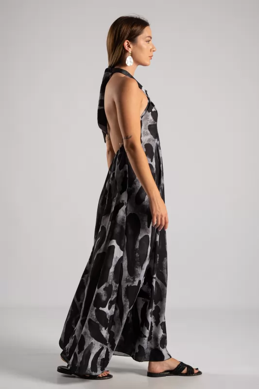 Φόρεμα Halter Tie Dye