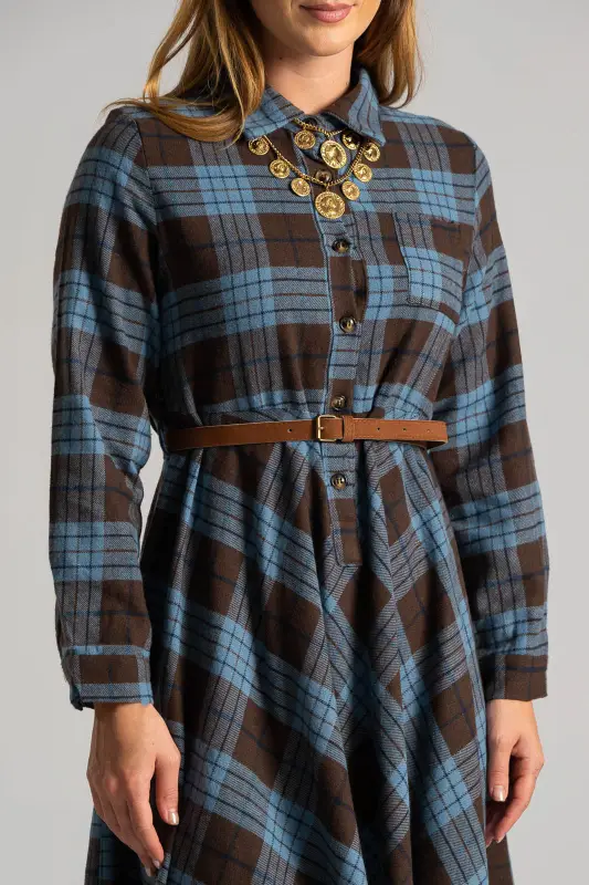 Dress Checkered Belt