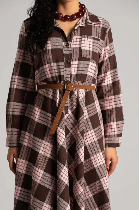 Dress Checkered Belt