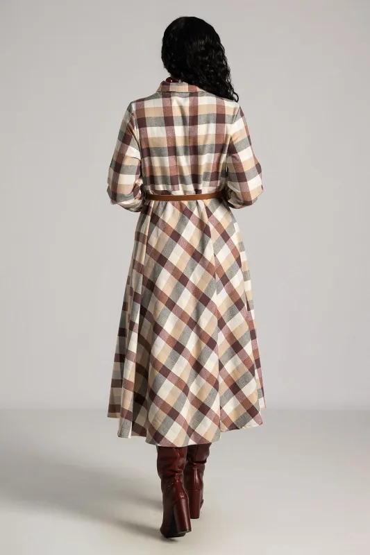 Dress Checkered Belt