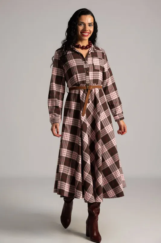 Dress Checkered Belt