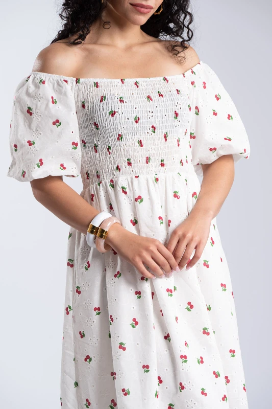 Dress Cherry Wasp-Nest Kipour