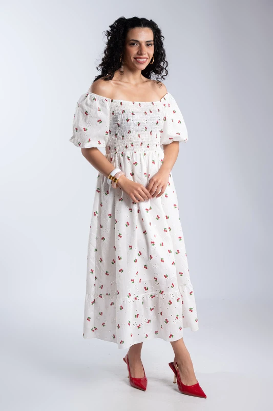 Dress Cherry Wasp-Nest Kipour