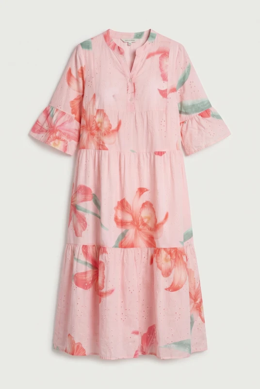 Floral Cotton Kipour Dress 
