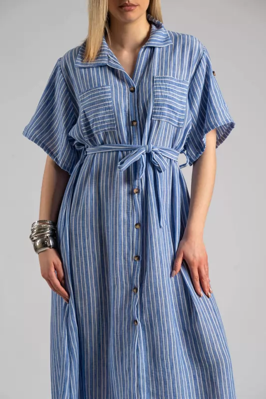 Dress Short Sleeves Semi-sleeved