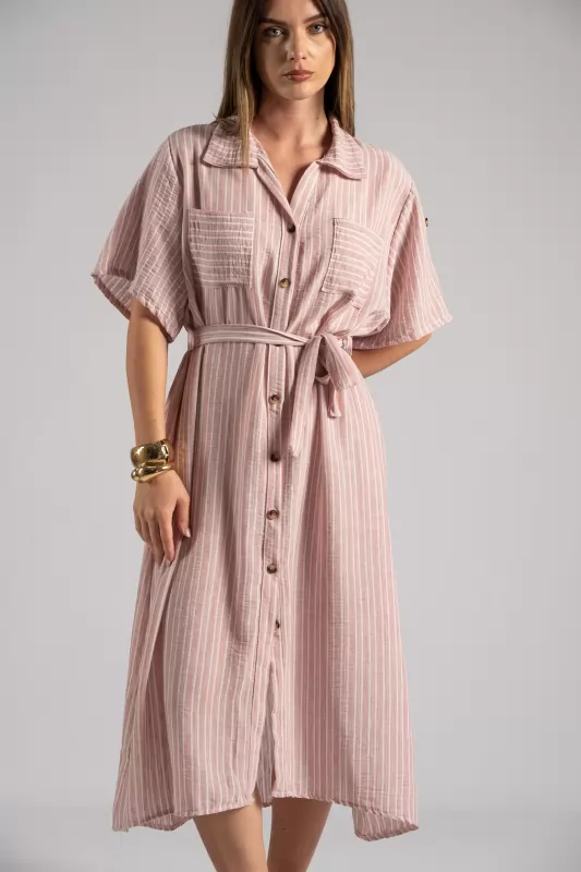 Dress Short Sleeves Semi-sleeved