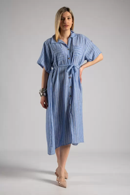 Dress Short Sleeves Semi-sleeved