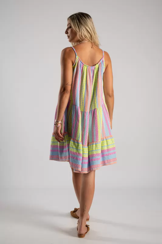 Short Dress Geometric Design