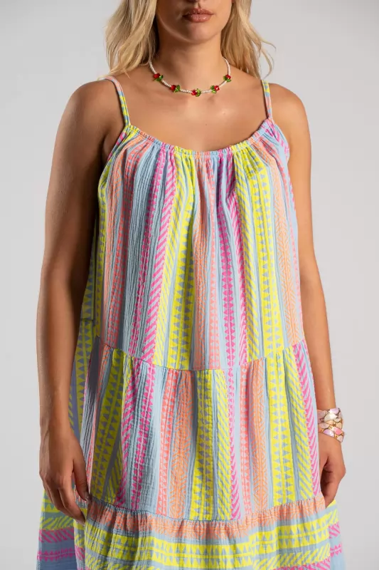 Short Dress Geometric Design