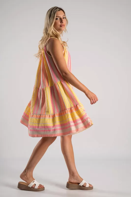 Short Dress Geometric Design