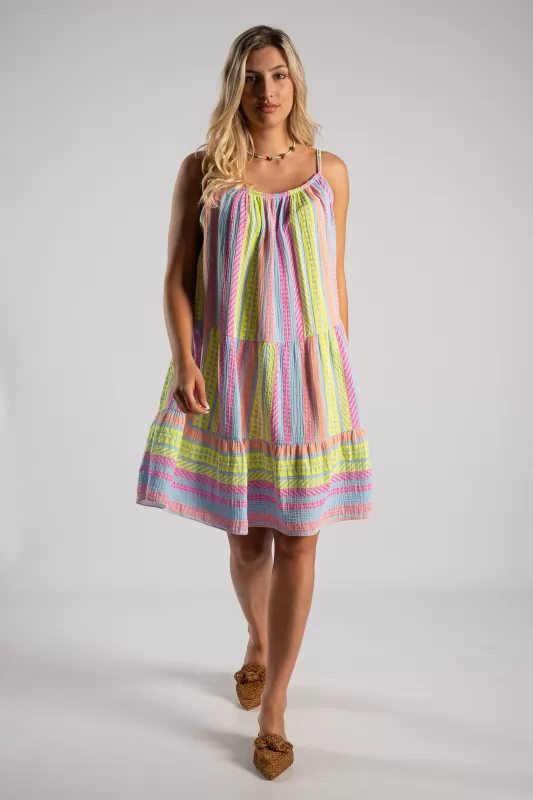 Short Dress Geometric Design