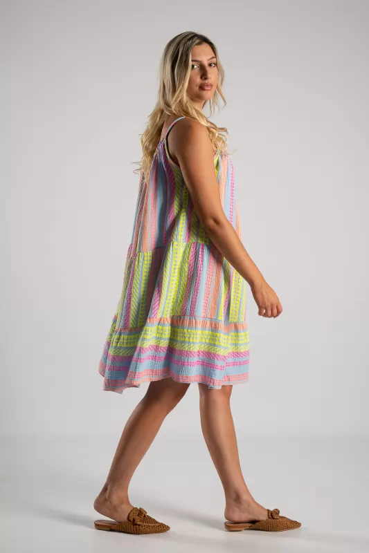 Short Dress Geometric Design