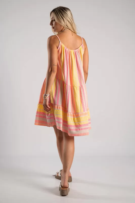 Short Dress Geometric Design