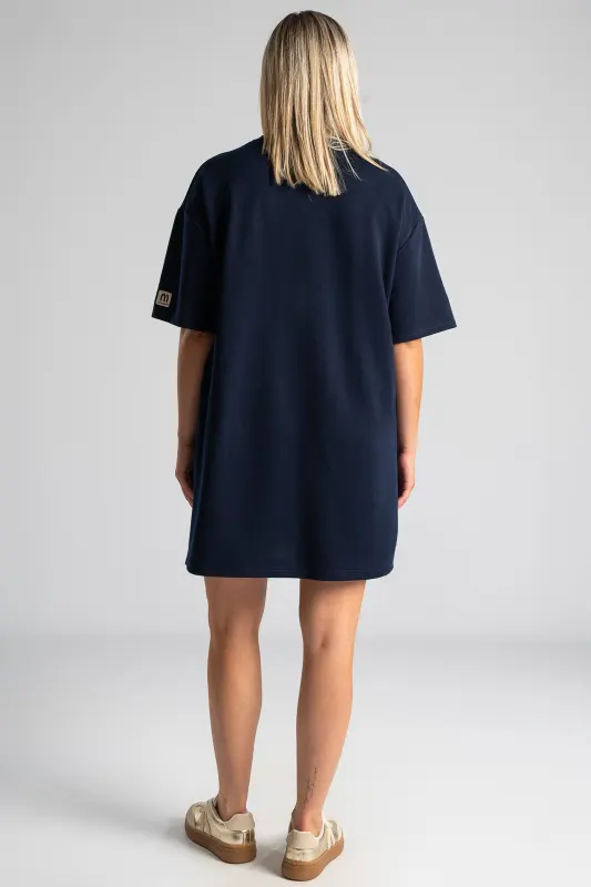 Dress Short Sleeve Solid Color