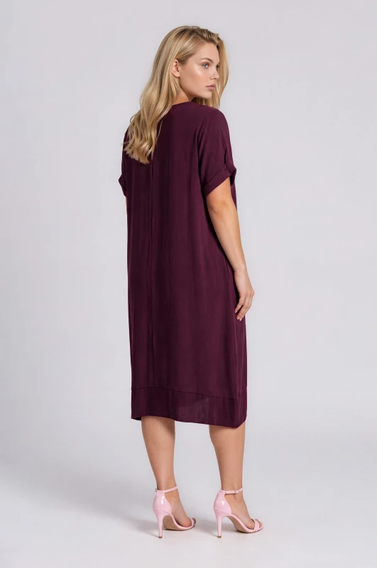 Dress Short-Sleeved Asymmetrical Necklace
