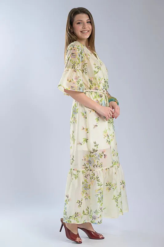 Φόρεμα Κρουάζε Floral Aria