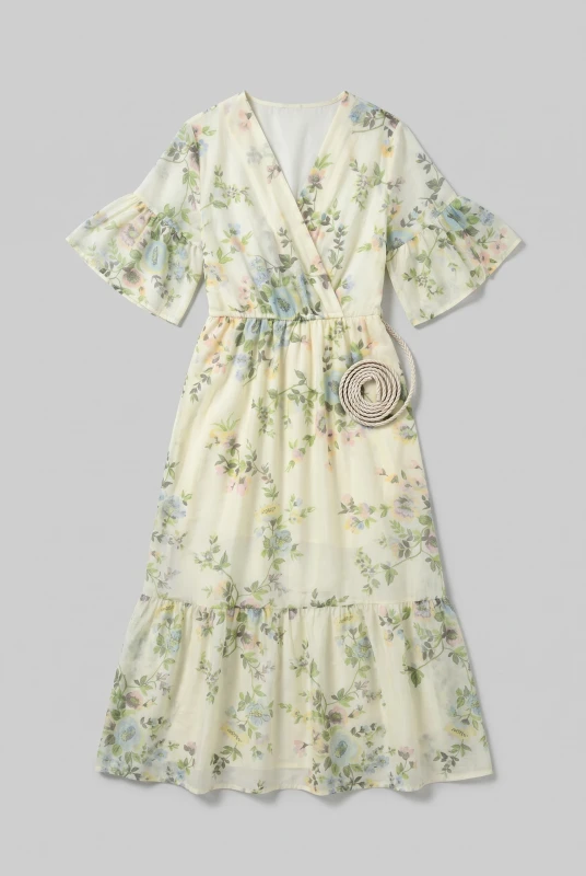 Φόρεμα Κρουάζε Floral Aria