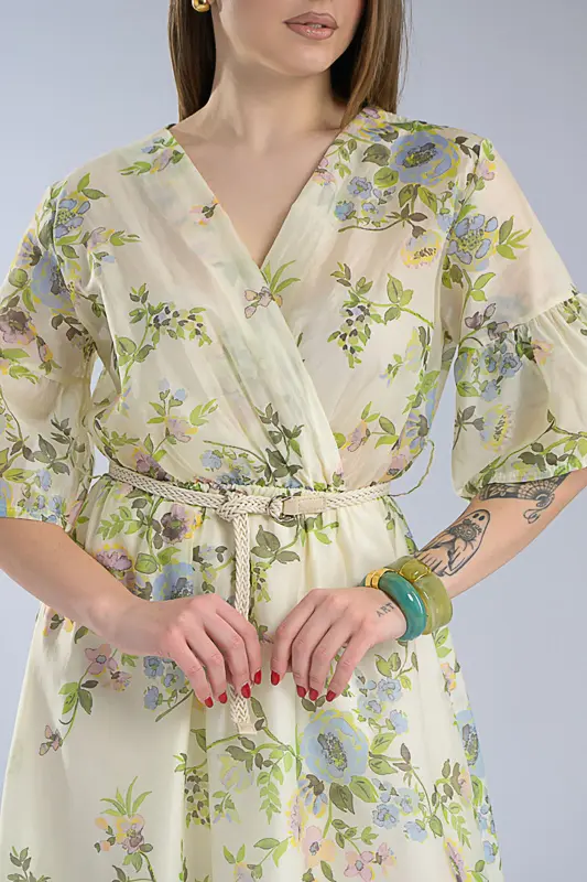 Φόρεμα Κρουάζε Floral Aria