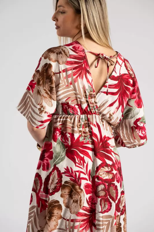 Φόρεμα Κρουαζέ Floral Mini