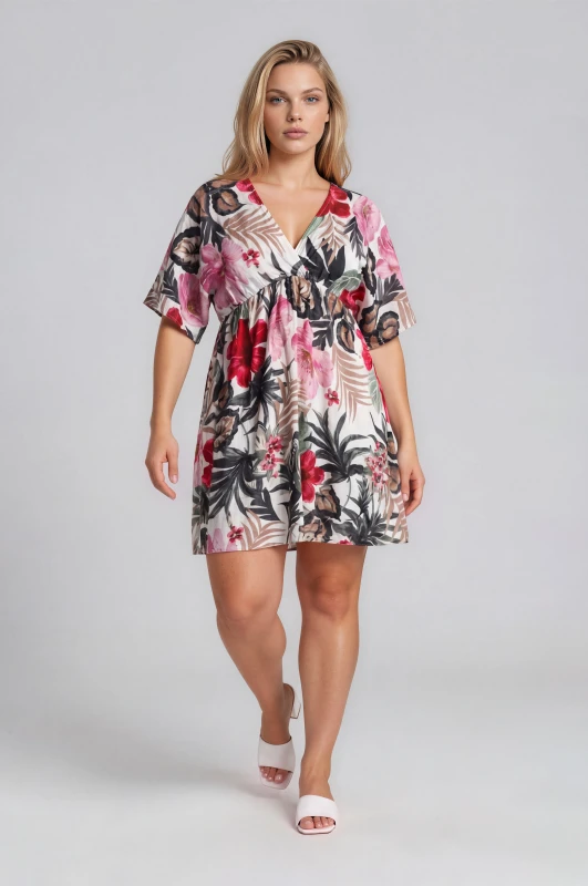 Φόρεμα Κρουαζέ Floral Mini