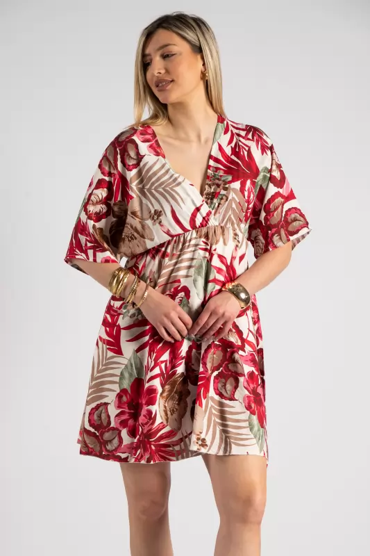 Φόρεμα Κρουαζέ Floral Mini