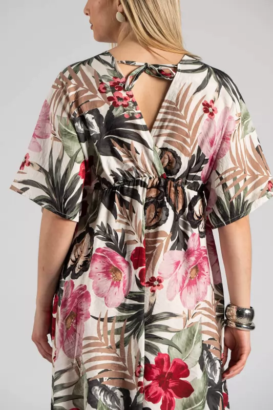 Dress Wrapped Floral Mini 