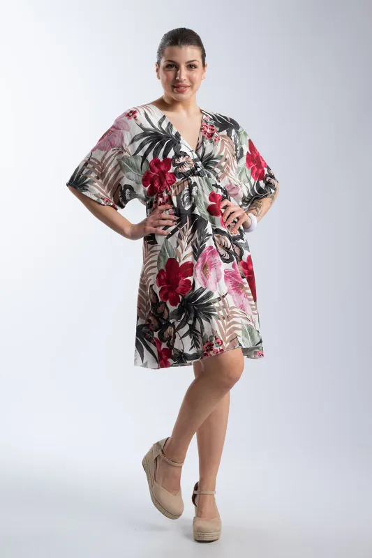 Φόρεμα Κρουαζέ Floral Mini