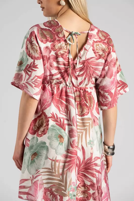 Dress Wrapped Floral Mini 