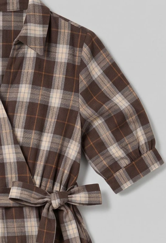 Dress Wrap Checkered 