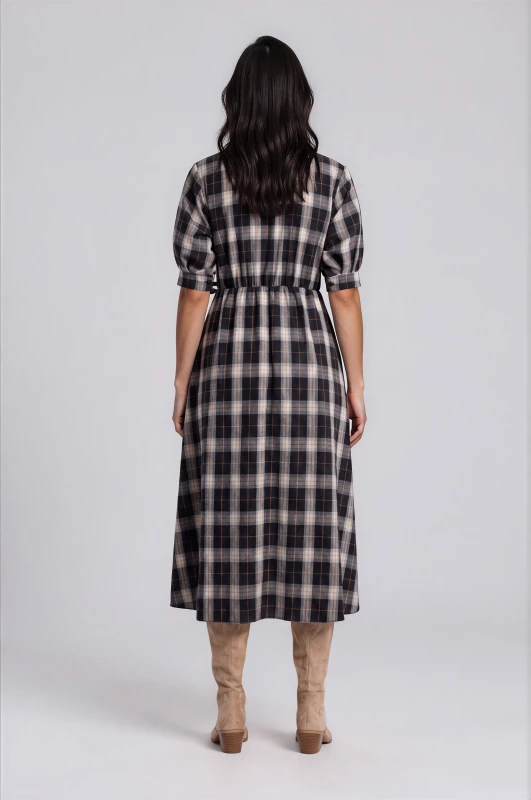 Dress Wrap Checkered 