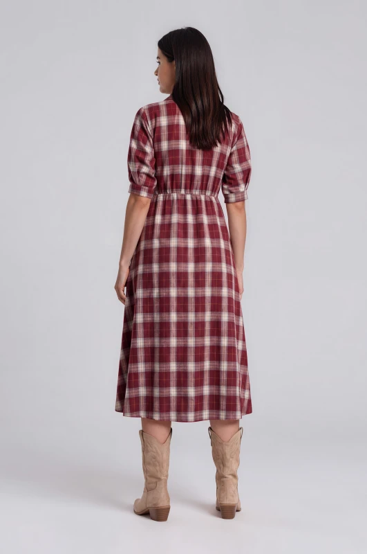 Dress Wrap Checkered 