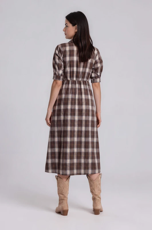 Dress Wrap Checkered 