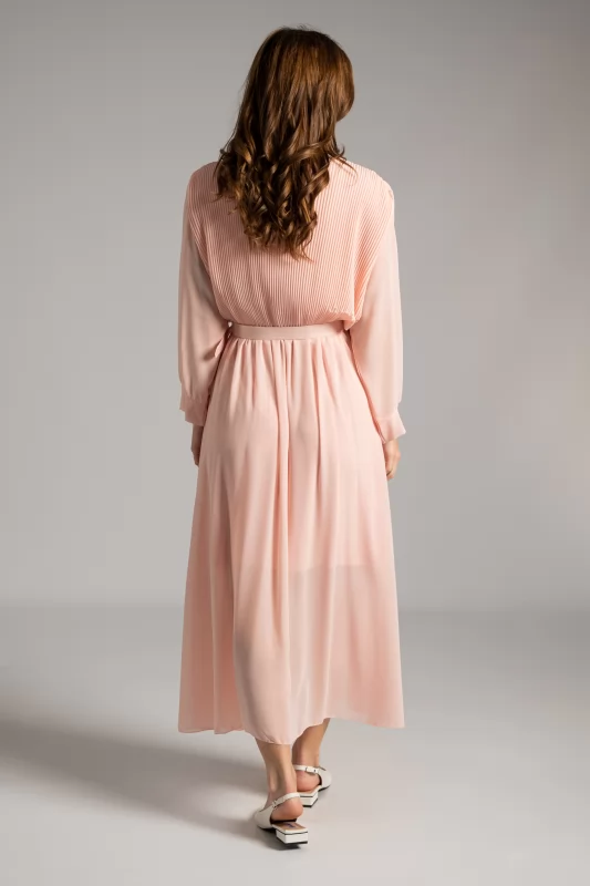 Wrap Dress Pleated Belt 