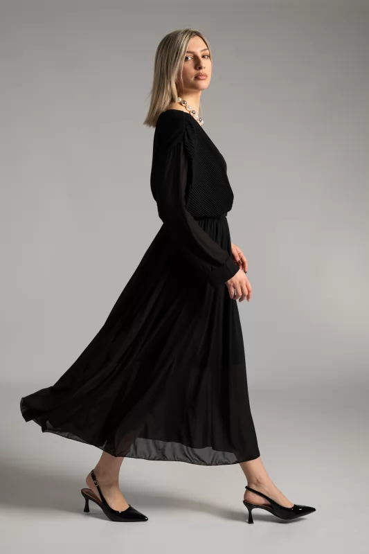 Wrap Dress Pleated Belt 