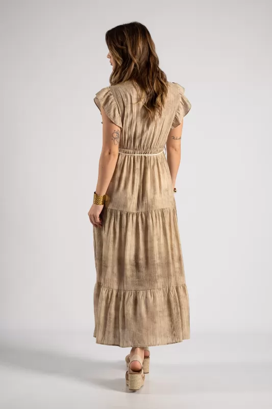 Φόρεμα Κρουαζε Tie Dye Midi