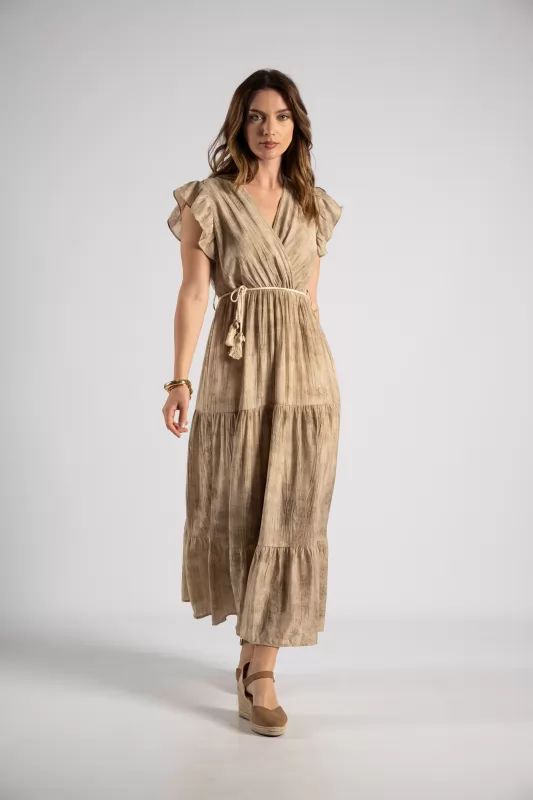 Φόρεμα Κρουαζε Tie Dye Midi