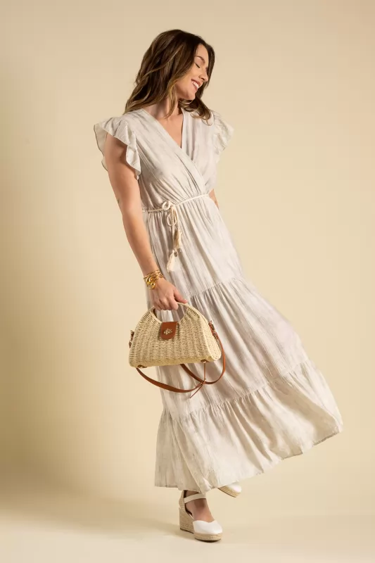 Φόρεμα Κρουαζε Tie Dye Midi