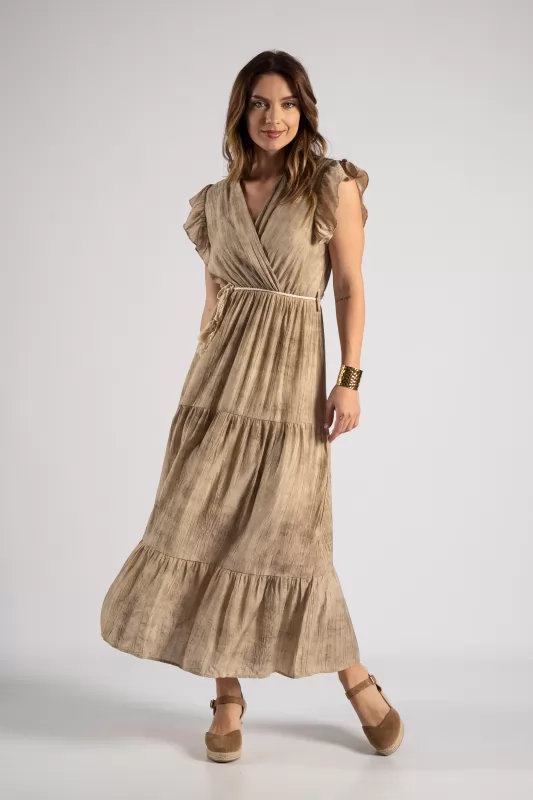 Φόρεμα Κρουαζε Tie Dye Midi