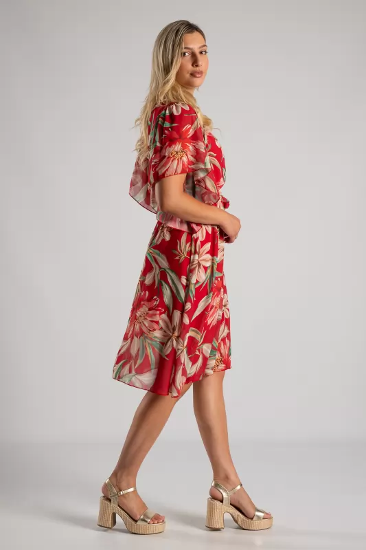 Dress Croisette Volant Sleeves