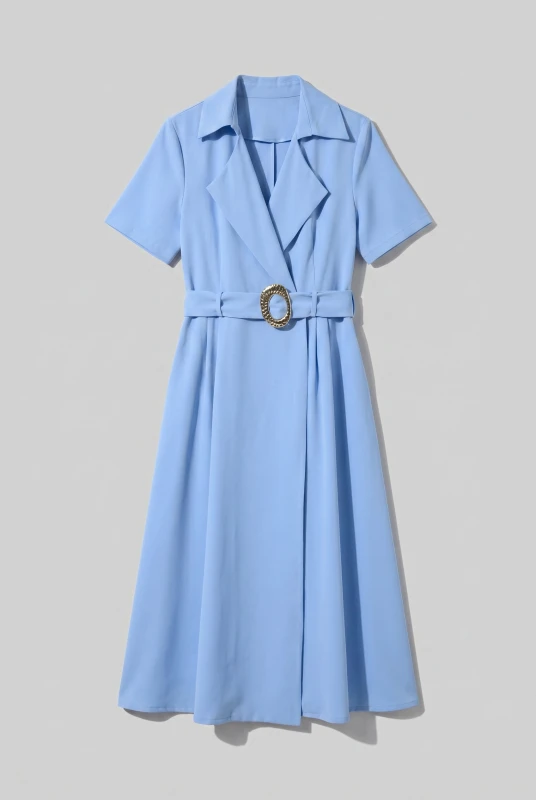 Cruise Dress Gold Buckle Belt 